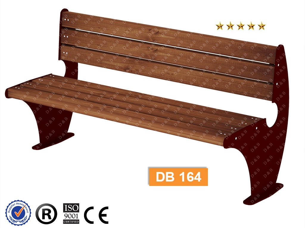 DB 164 Sitting Benches, composite bench, outdoor equipment