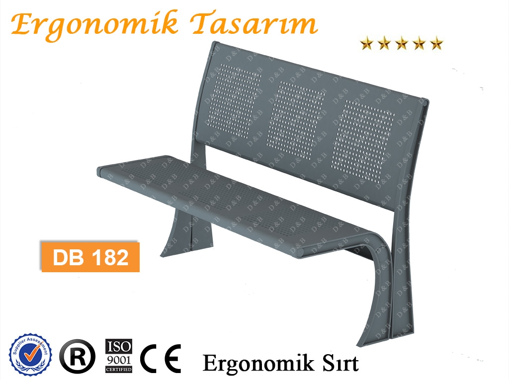 DB 182 Sitting Benches, composite bench, outdoor equipment