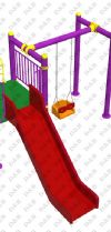 Metal Polyethylene Playgrounds