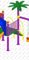 Metal Polyethylene Playgrounds