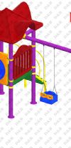 Metal Polyethylene Playgrounds