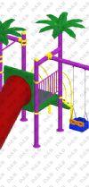 Metal Polyethylene Playgrounds