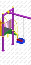 Metal Polyethylene Playgrounds