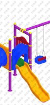 Metal Polyethylene Playgrounds