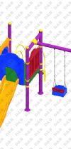 Metal Polyethylene Playgrounds