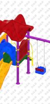 Metal Polyethylene Playgrounds