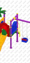 Metal Polyethylene Playgrounds