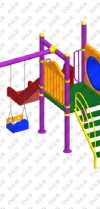 Metal Polyethylene Playgrounds