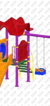 Metal Polyethylene Playgrounds