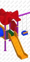 Metal Polyethylene Playgrounds