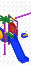 Metal Polyethylene Playgrounds