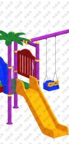 Metal Polyethylene Playgrounds