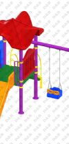 Metal Polyethylene Playgrounds