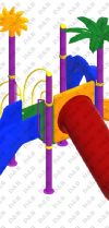 Metal Polyethylene Playgrounds