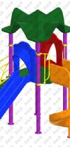 Metal Polyethylene Playgrounds