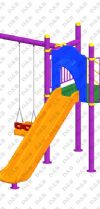 Metal Polyethylene Playgrounds