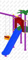 Metal Polyethylene Playgrounds