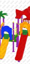 Metal Polyethylene Playgrounds