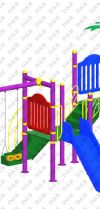 Metal Polyethylene Playgrounds