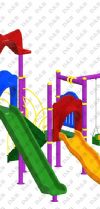 Metal Polyethylene Playgrounds