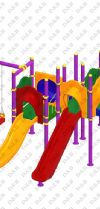 Metal Polyethylene Playgrounds