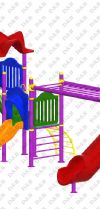 Metal Polyethylene Playgrounds