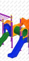 Metal Polyethylene Playgrounds