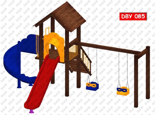 DBY 085 Wooden Play Ground